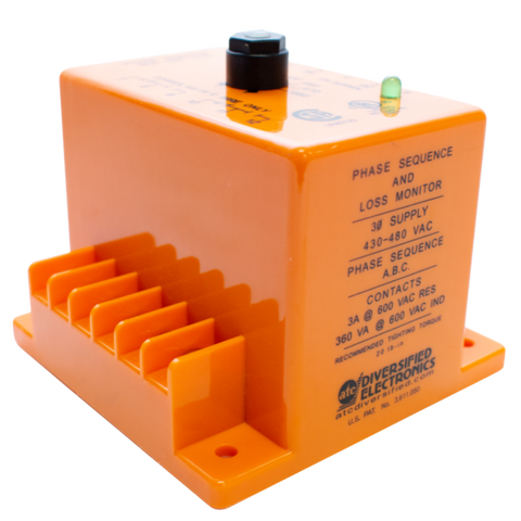 SLA 2, 3 phase relay, Plug-in Phase Monitor