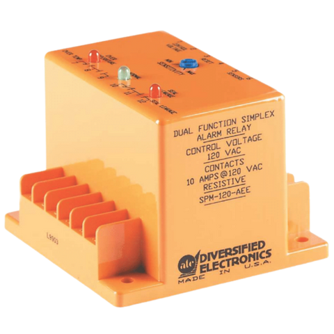 SPM Sub Pump Monitor, pump alternator relay, pump monitor relay, relay for submersible pump, temperature control relay, pump protection relay, pump seal failure detection