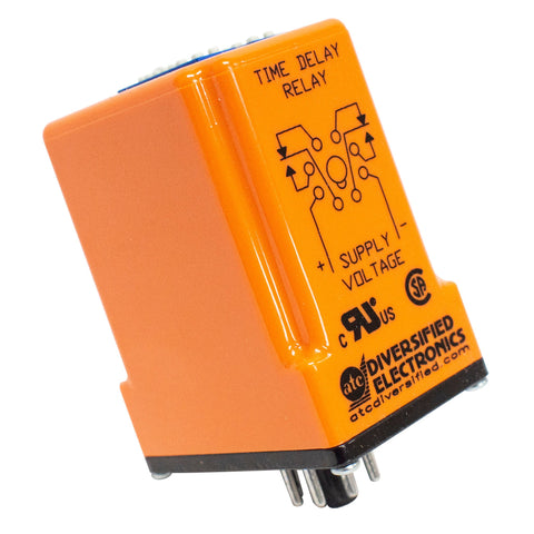 TBF, dip switch selectable socket mount, repeat cycle-off timer first dip switch time delay relay, single shot timer, on-delay interval timer