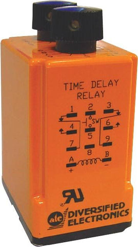 TDJ, on-delay/off-delay relay output, single shot timer, on-delay interval timer