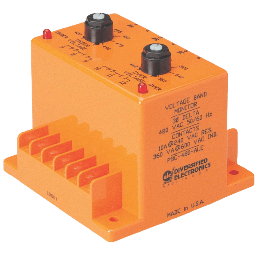 Phase Monitor Cover PBC Series 3-Phase Voltage Band Monitor